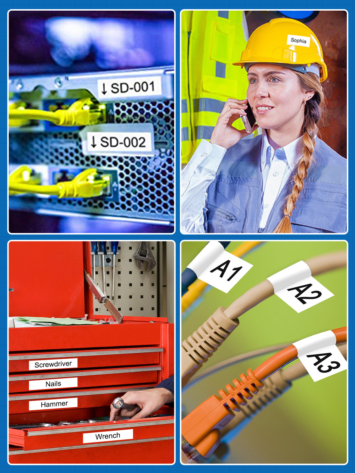 MarkDomain Tz Tape 18mm 0.7 Laminated Replacement for TZe-241 TZe241 TZ-241 3/4 Inch Compatible with Brother P-Touch Label Maker PTD400 PTD600 PTD610BT PTD400AD PTP750W PT1880, Black on White, 8-Pack