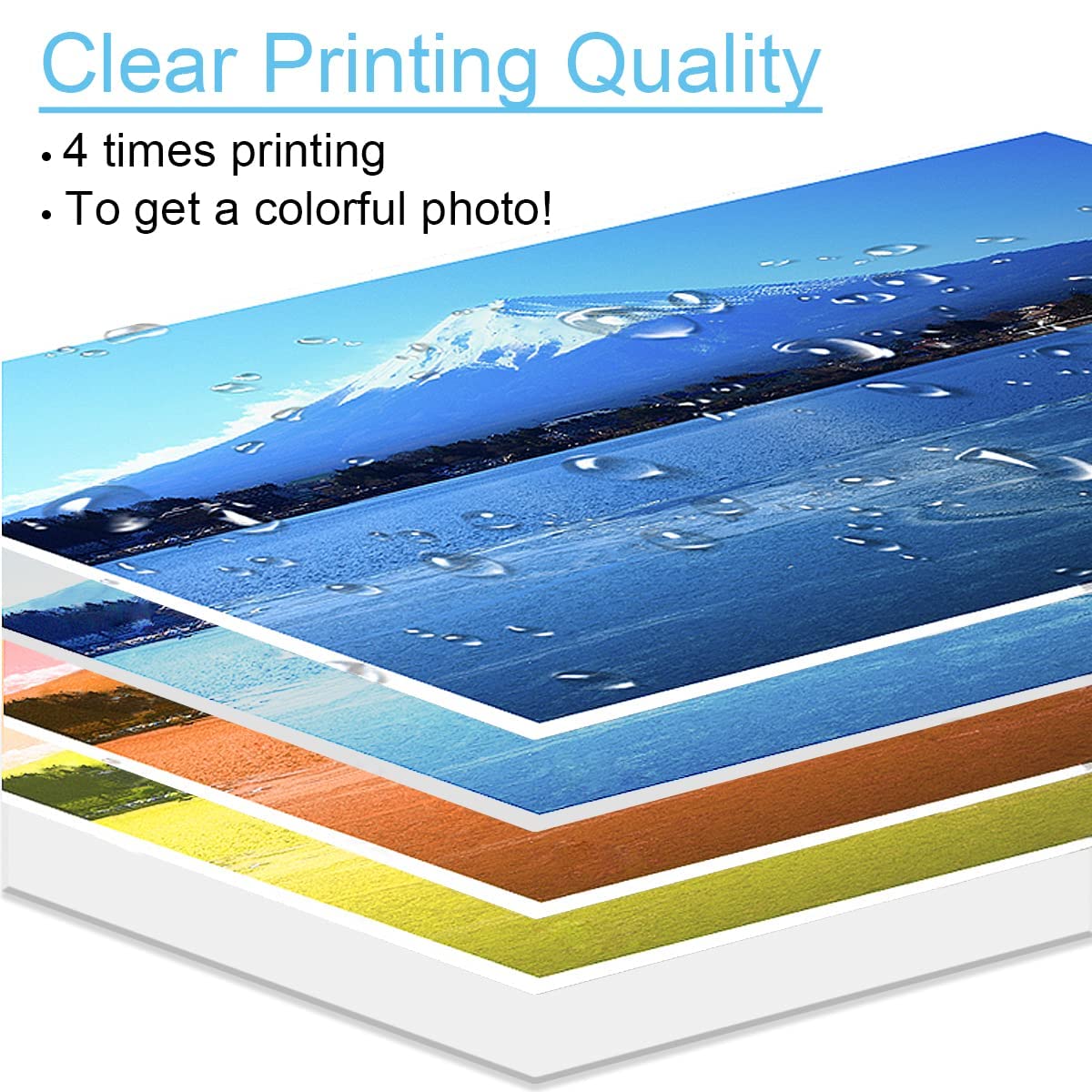 Replacement Canon Selphy CP1300 Paper and Ink, KP-108IN 4x6 Inch Photo Paper for Selphy CP1300 CP1200 CP1000 CP910 CP900 CP800 CP790 Photo Printers, 108 Sheets Photo Paper Set and 3 Color Cartridges